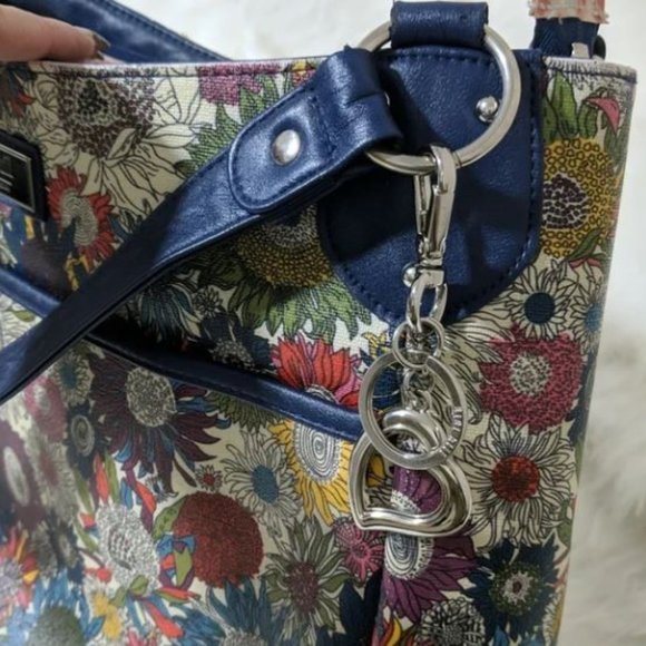 Gigi Hill Multi Colored Floral Print Purse - Picture 9 of 9